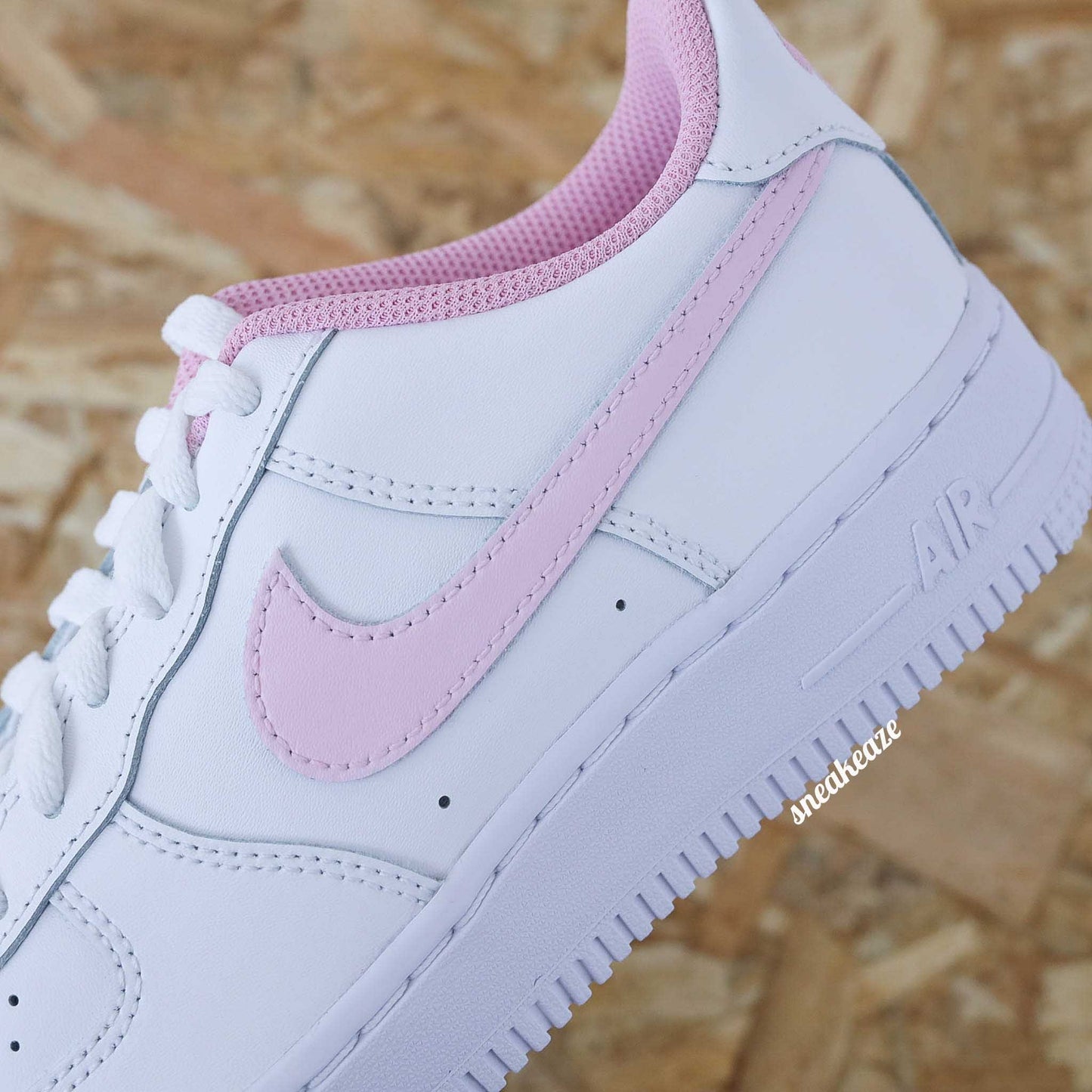 Swoosh & toile (couleur au choix) - Air Force 1 custom