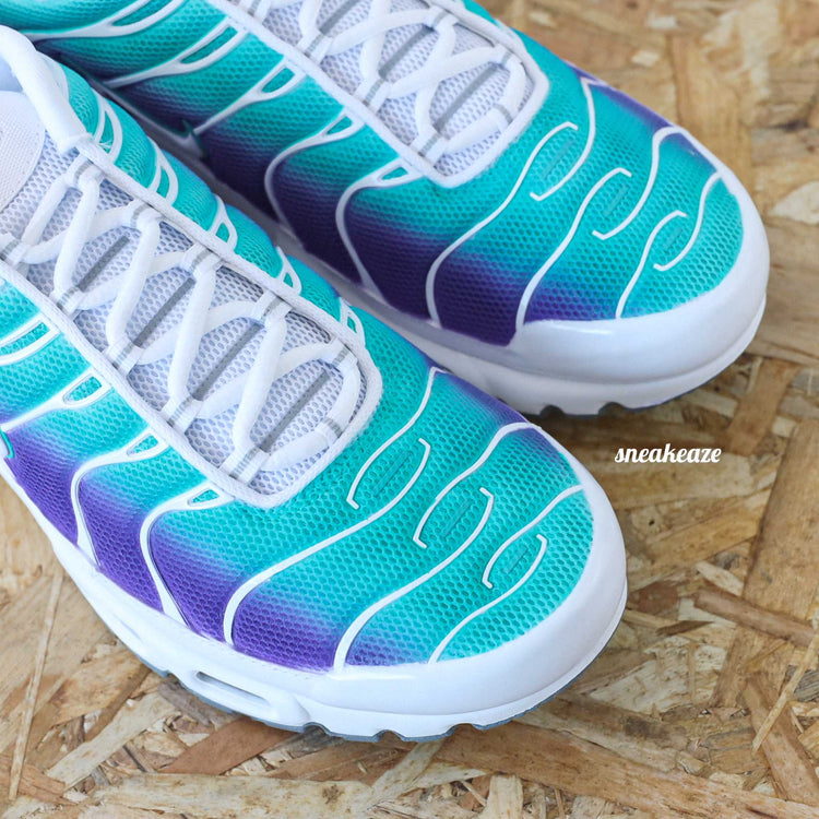 Sneakers Nike Air Max Plus tuned (TN) custom aqua Purple sneakeaze custom skz