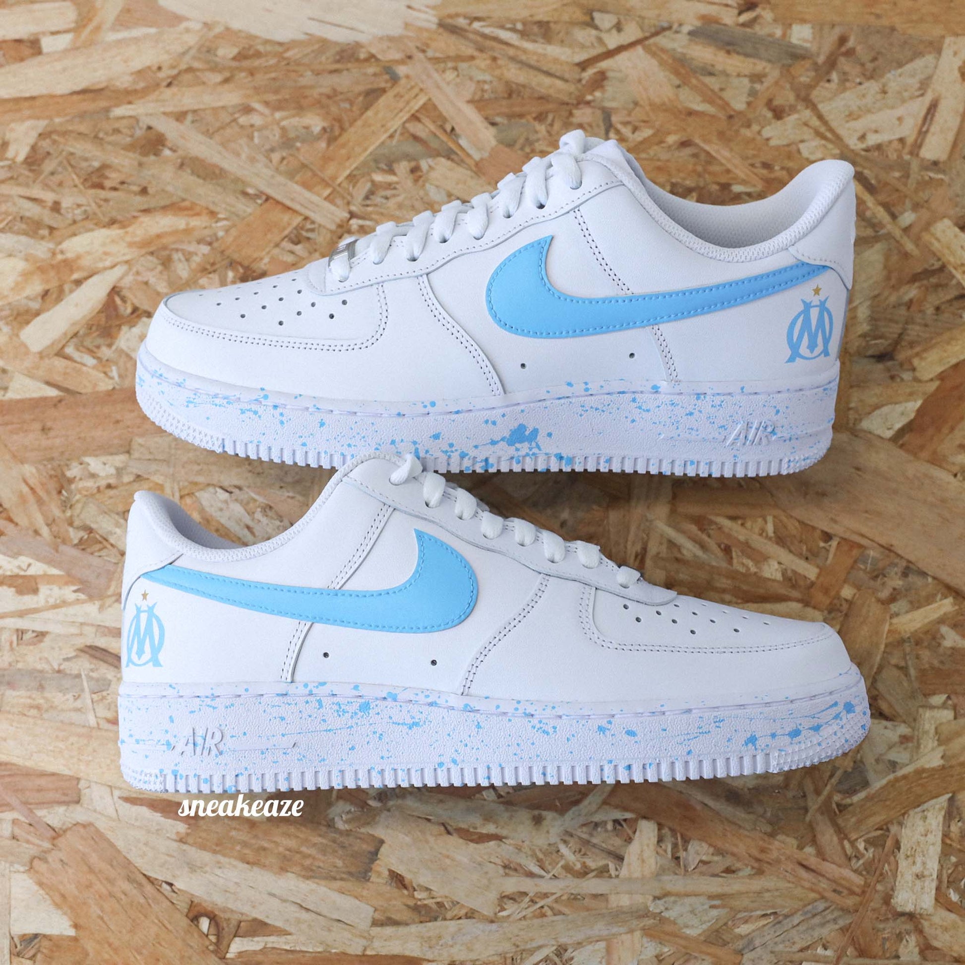 Nike Air Force custom Marseille – SNEAKEAZE CUSTOMS
