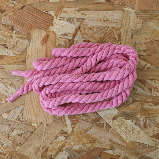 Lacets pour modèle nike air force 1 custom Rope Laces - gros lacets corde couleur rose