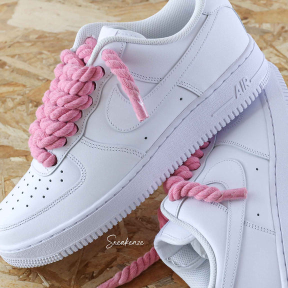 Nike Air Force 1 custom Rope Laces SNEAKEAZE CUSTOMS