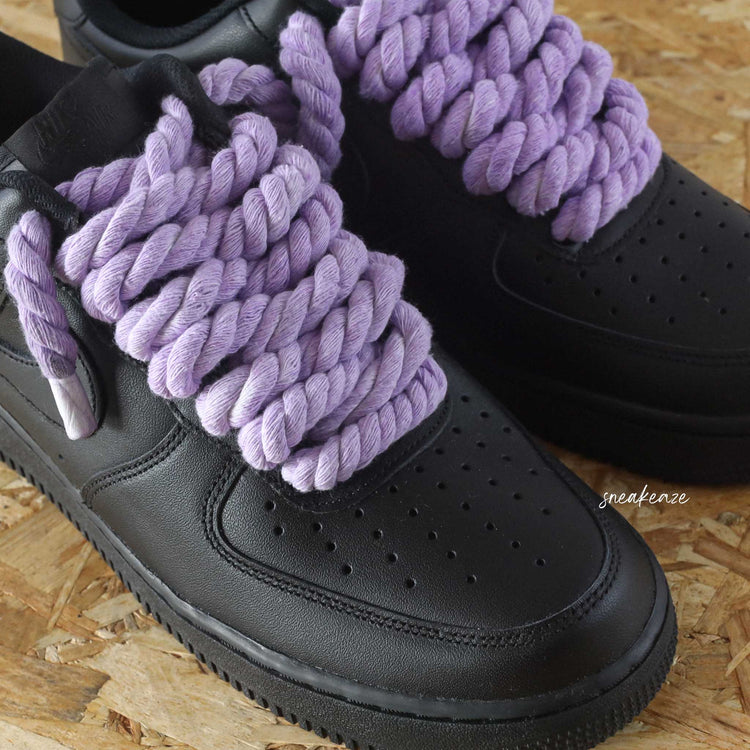 Ropes laces - Air Force 1 black custom