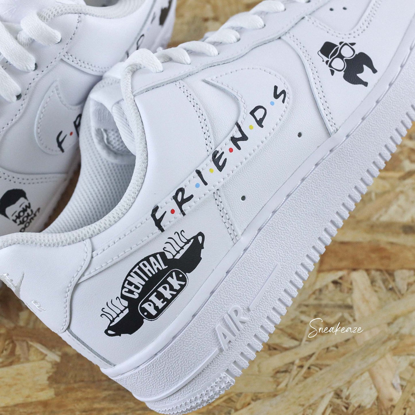 Friends - Air Force 1 custom - SNEAKEAZE CUSTOMS