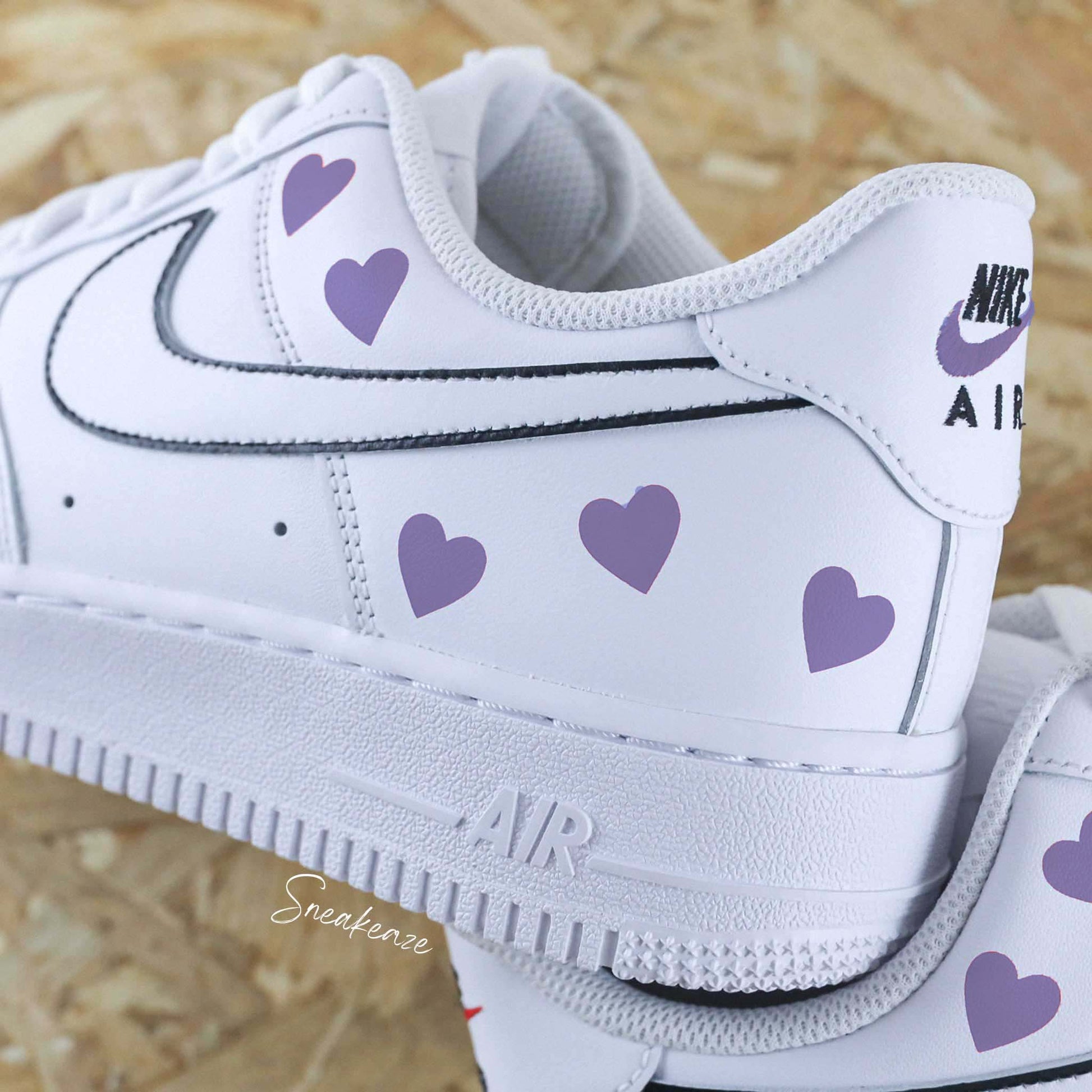 Nike Air Force custom Silhouette coeur – SNEAKEAZE CUSTOMS