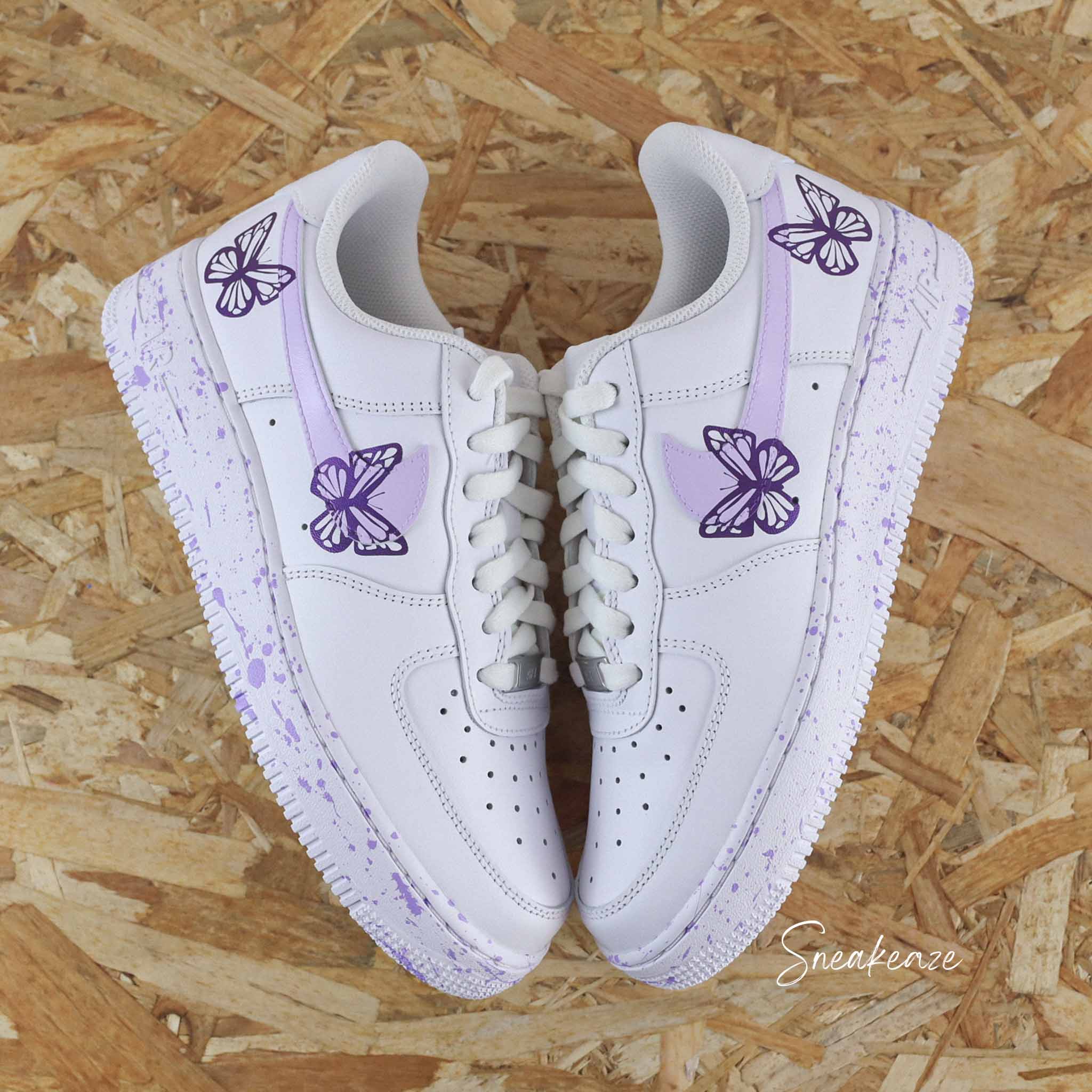 Nike Air Force 1 Custom Papillon SNEAKEAZE CUSTOMS