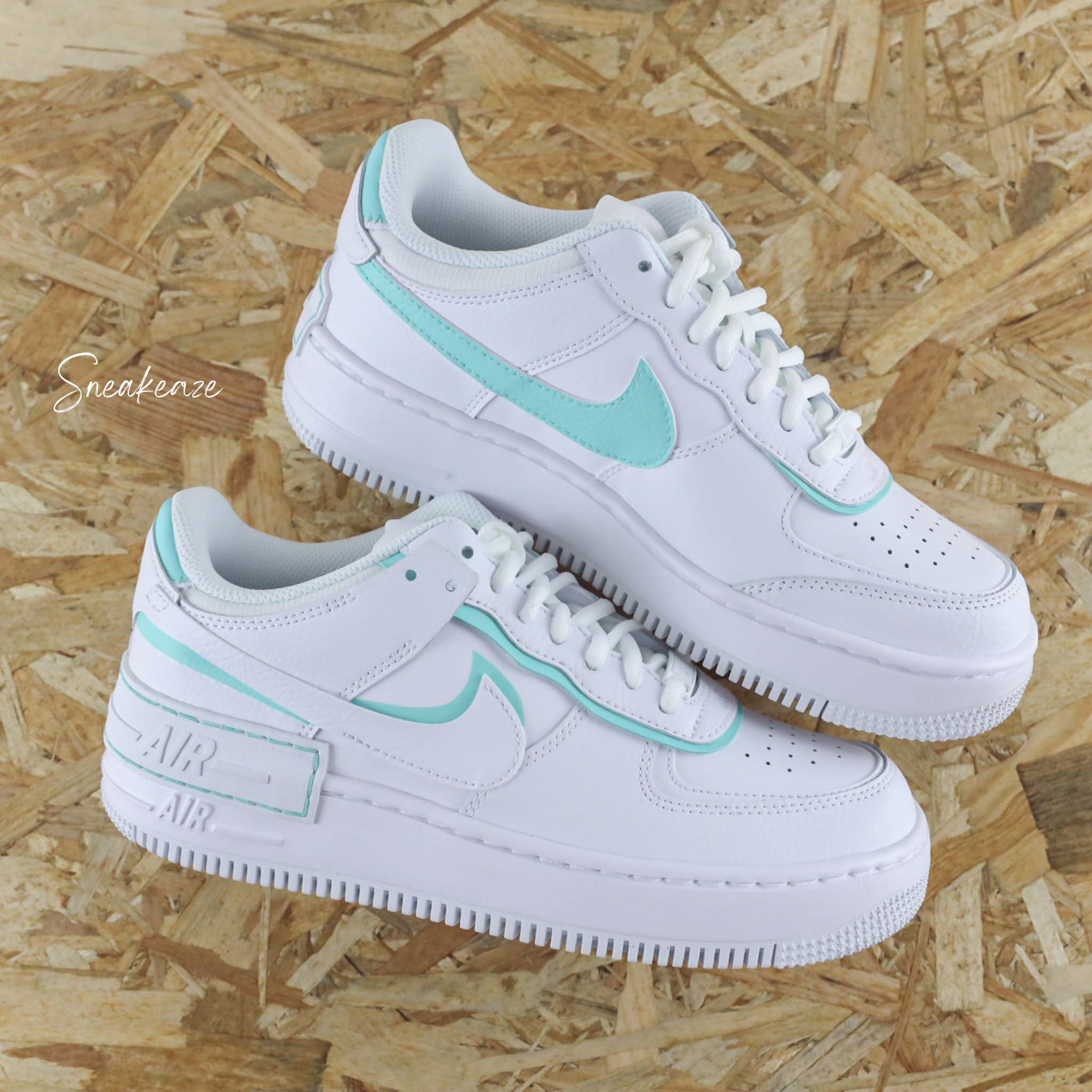 Nike air force 2025 one vert d'eau