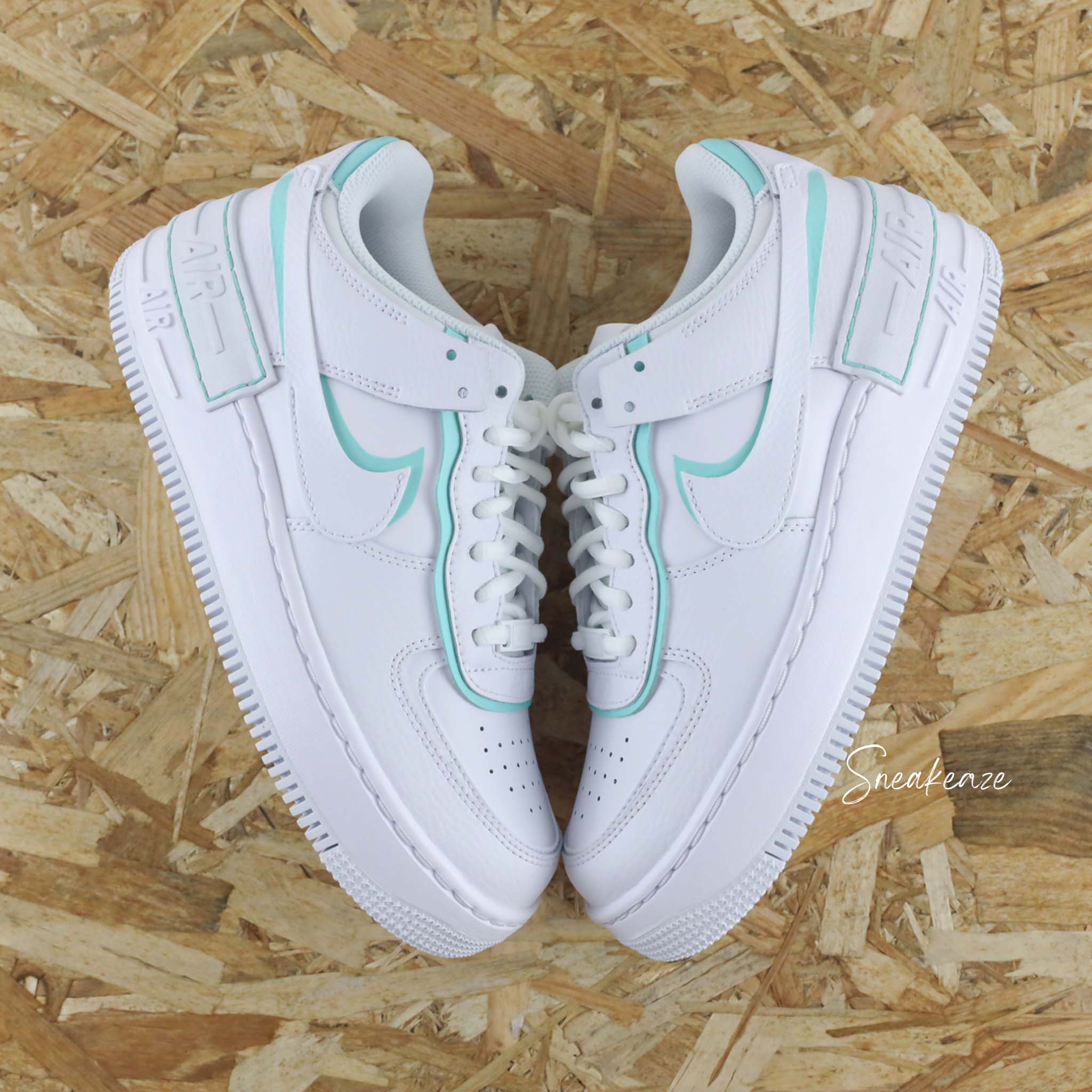 Nike air force 2025 one vert d'eau