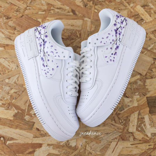 nike air force 1 shadow custom sakura cherry blossom pastel sneakers af1 sneakeaze