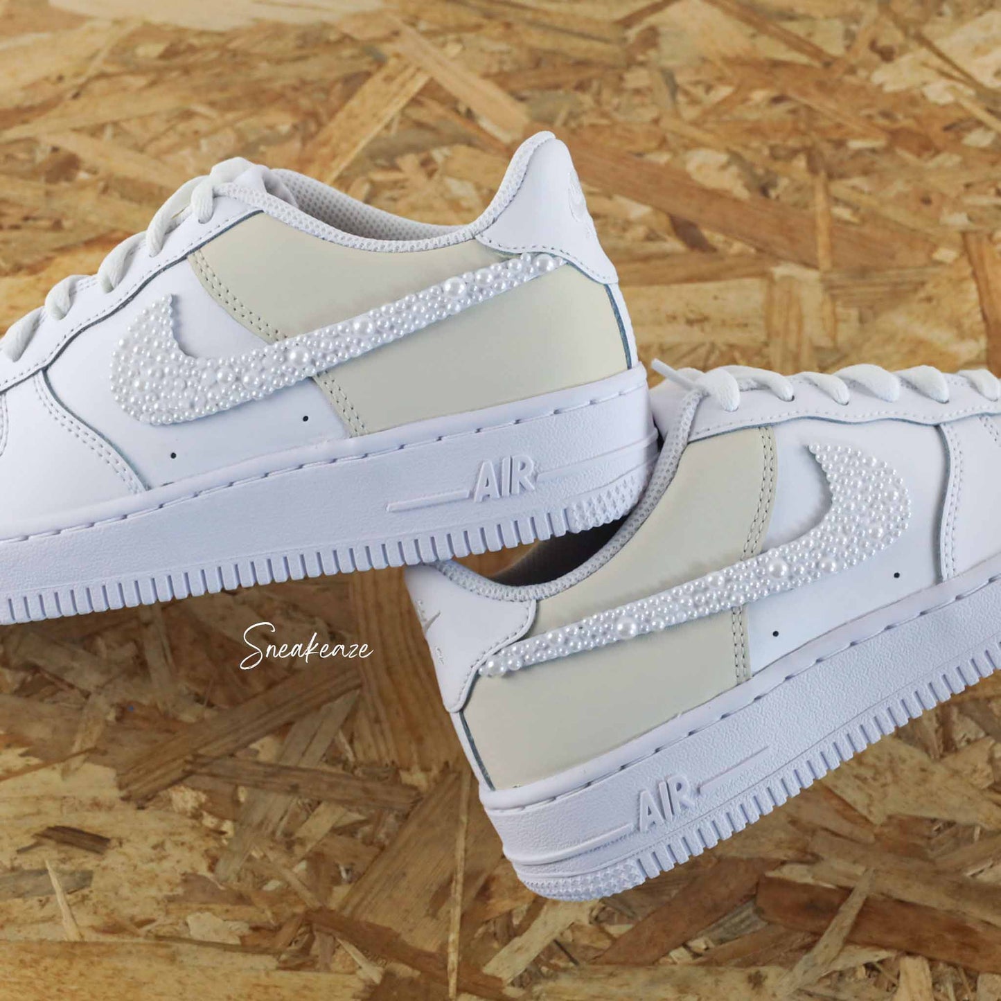 Perles color block - Air Force 1 custom - SNEAKEAZE CUSTOMS