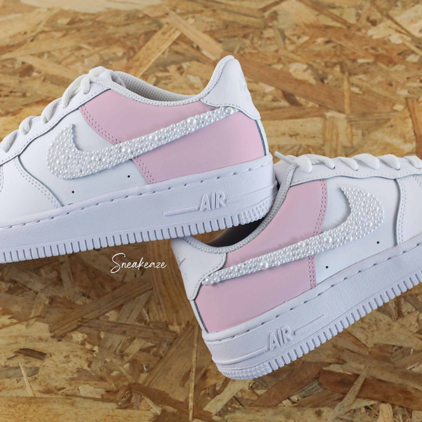 Perles color block - Air Force 1 custom - SNEAKEAZE CUSTOMS