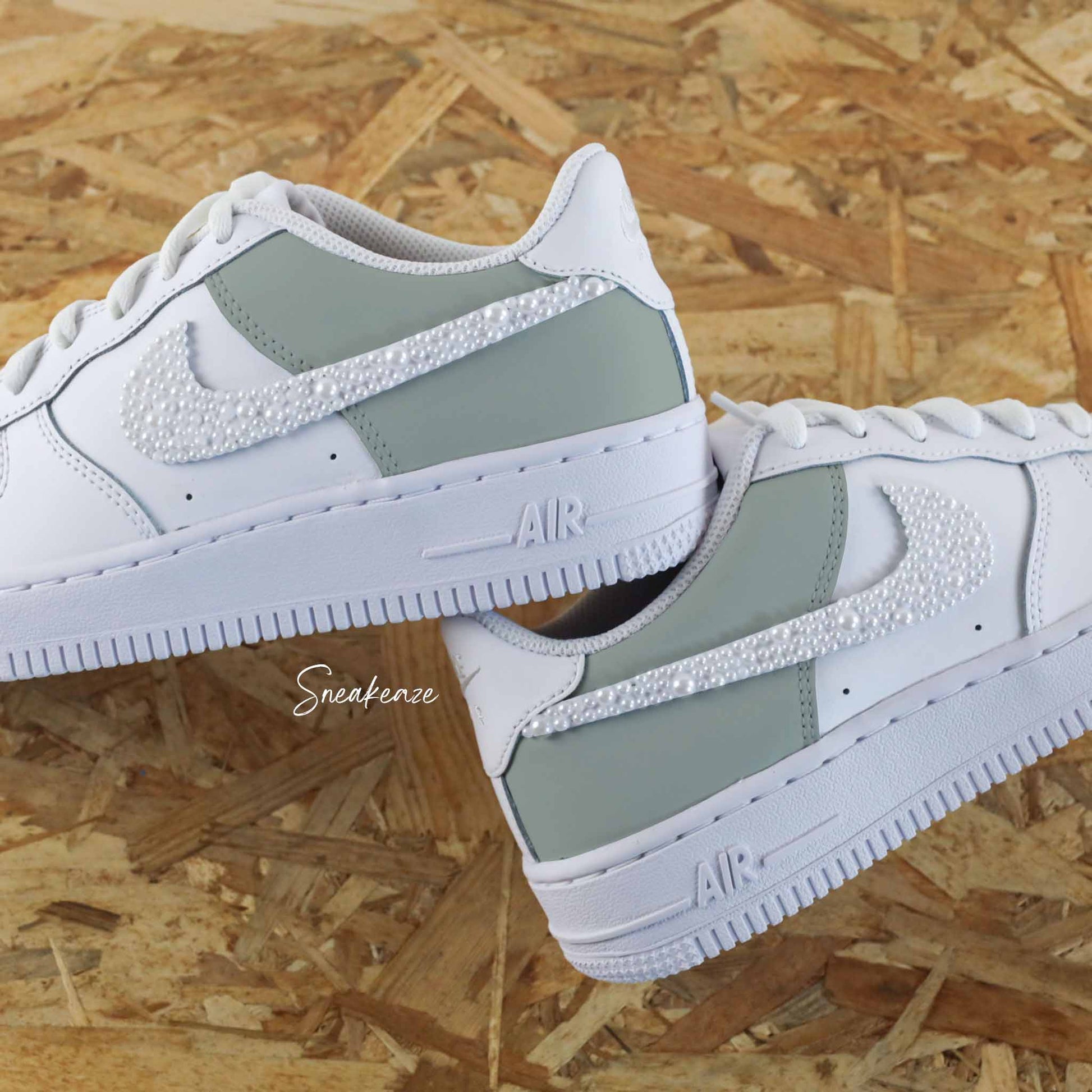 Perles color block - Air Force 1 custom - SNEAKEAZE CUSTOMS