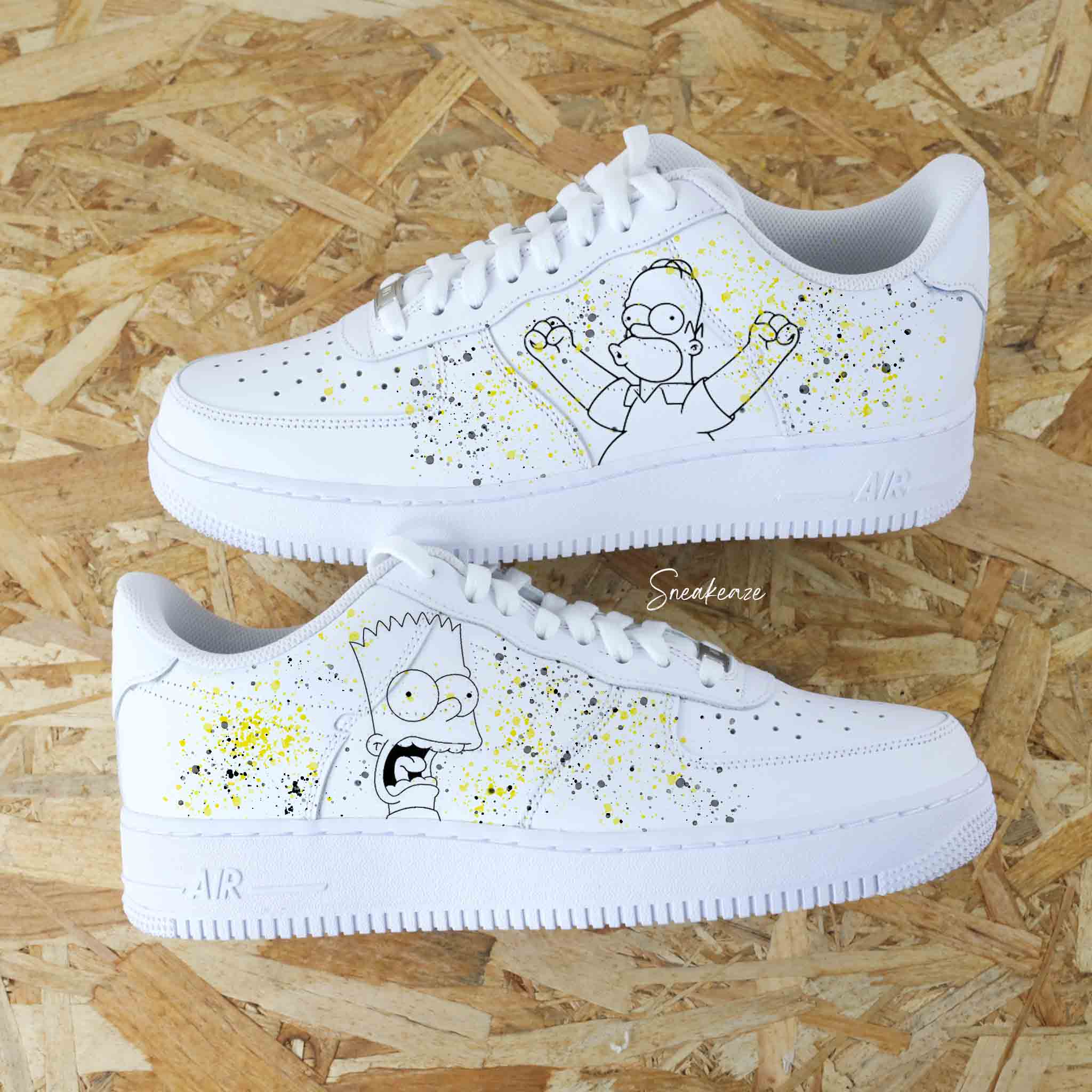 Simpsons Air Force 1 custom