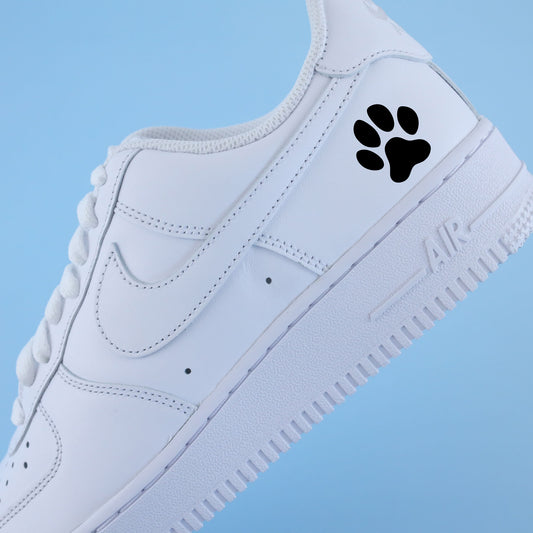 Pochoir Empreinte de Patte pour customiser sneakers Air Force 1 – DIY custom baskets animaux