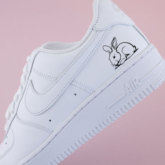 pochoir lapin pour personnaliser ses air force 1 stencil custom sneakers pochoir loisir créatif DIY peinture baskets personnalisation de sneakers