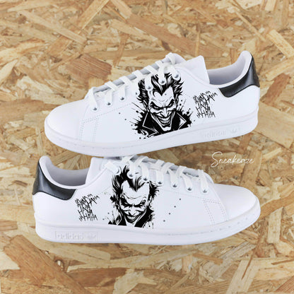 Joker - Stan Smith custom - SNEAKEAZE CUSTOMS