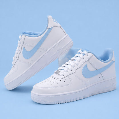 Nike Air Force 1 custom university blue unc blue - Sneakeaze Customs SKZ