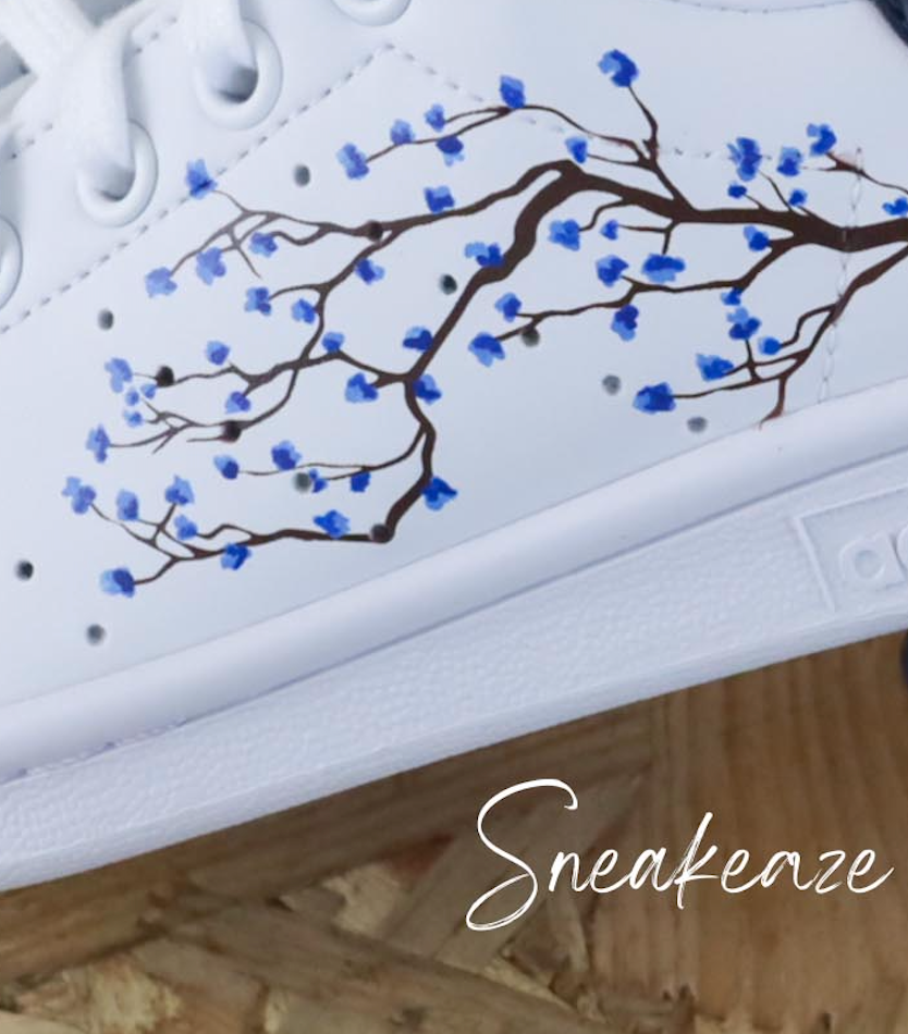 Sakura Cherry Blossom (couleur au choix) - Stan Smith custom (enfant)