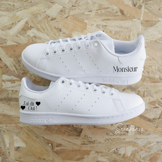 Monsieur - Stan Smith custom mariage
