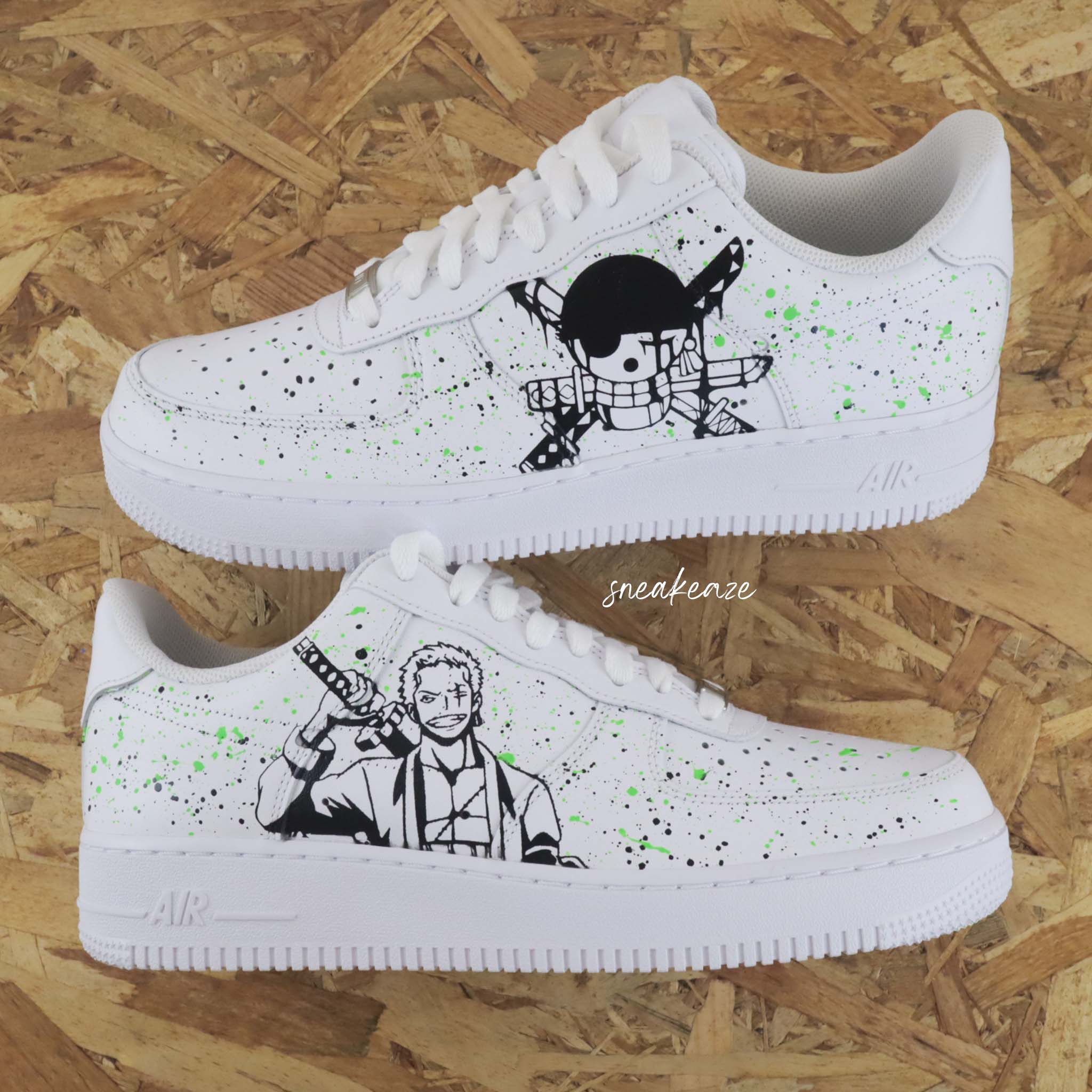 Zoro personnage au choix Air Force 1 custom