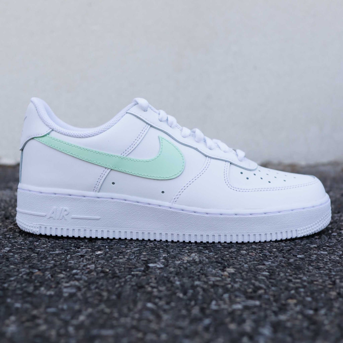 nike air force 1 custom pastel menthe baskets custom pour femme sneakers af1 pour enfants nike personnalisable 