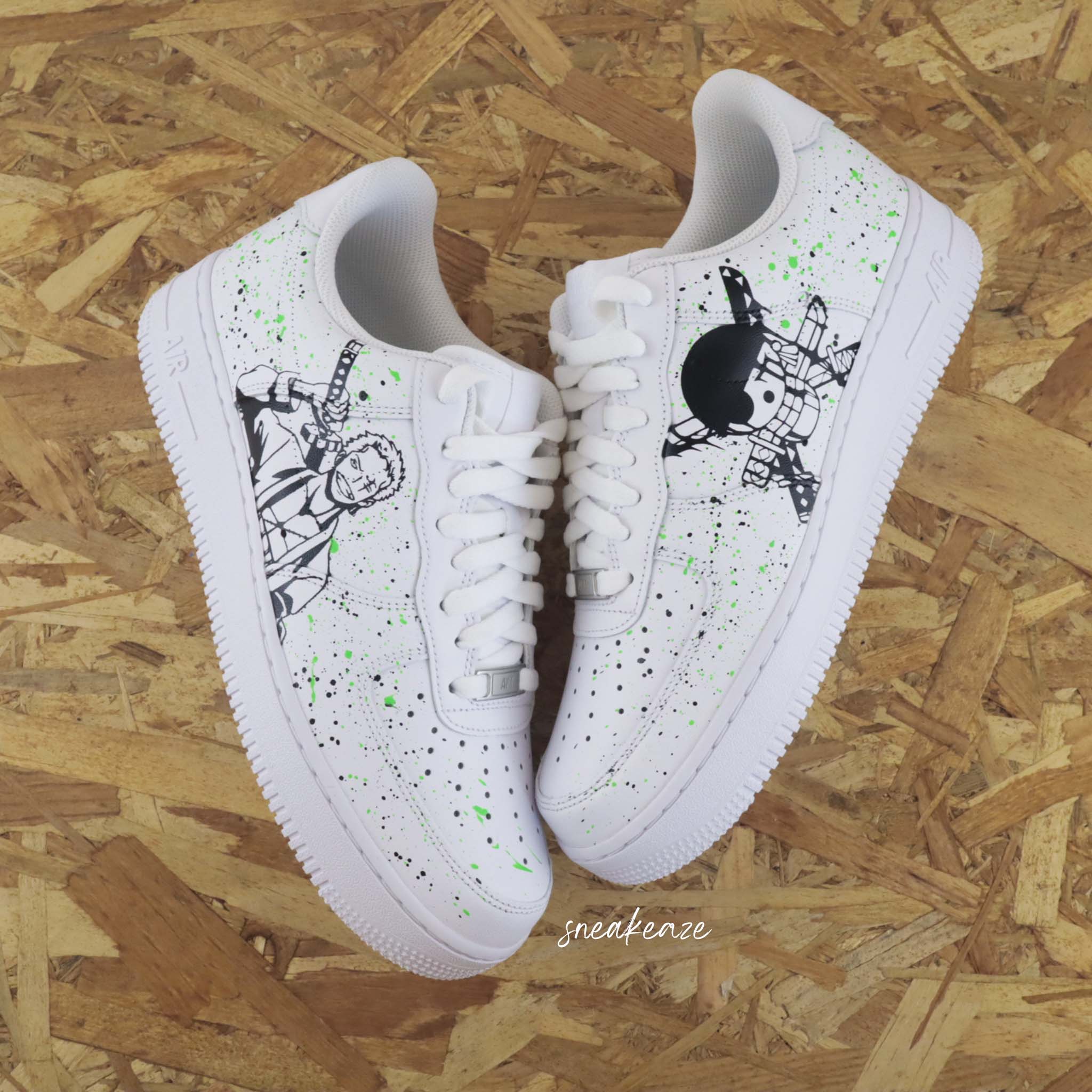 Zoro personnage au choix Air Force 1 custom