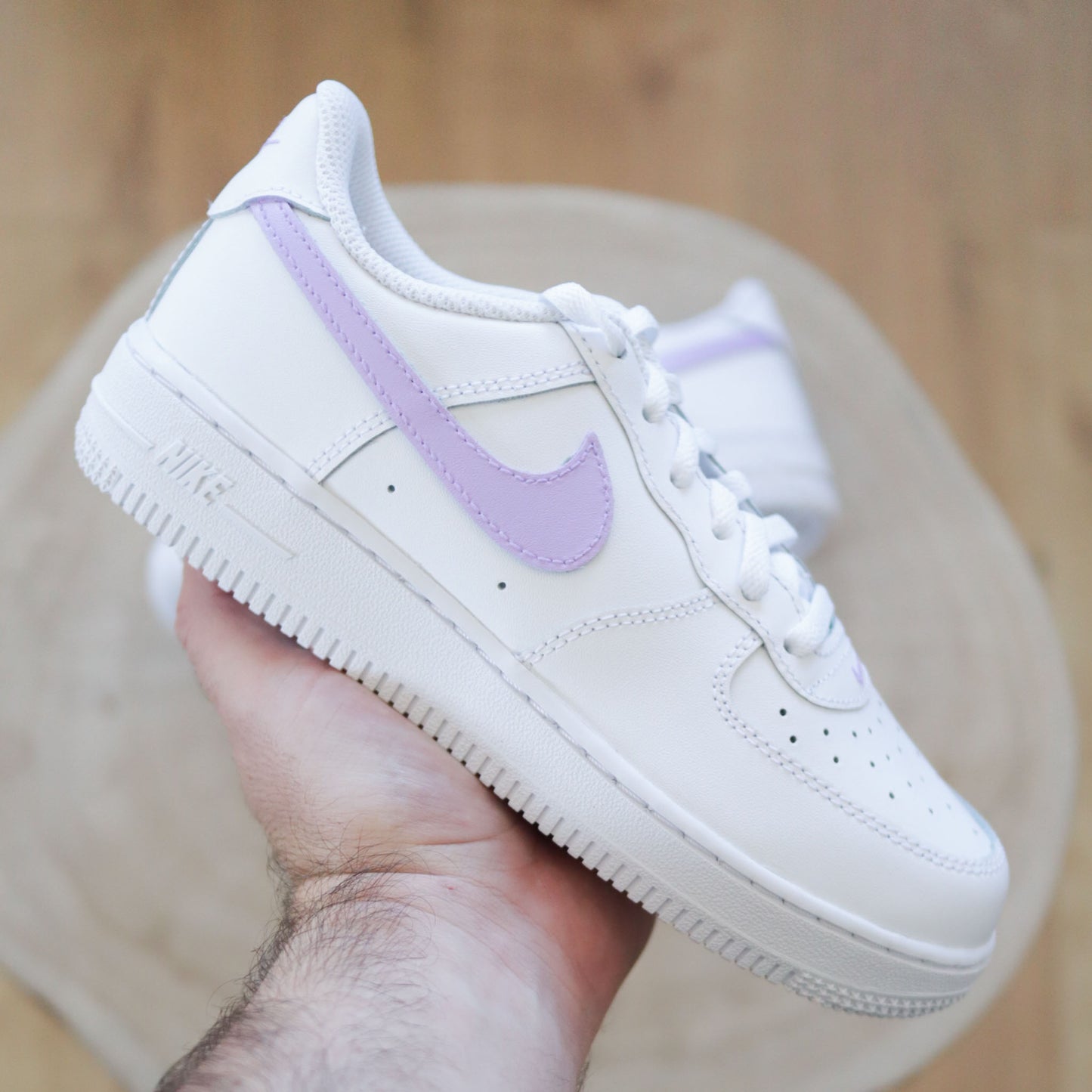 nike air force 1 custom lila baskets custom violet pastel nike violettes af1 pastel nike femme violet