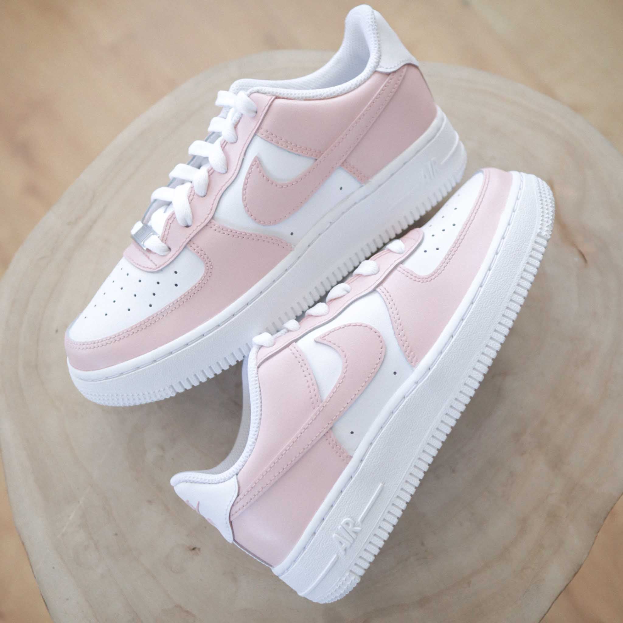 Pastel Pink Air Force 1 custom