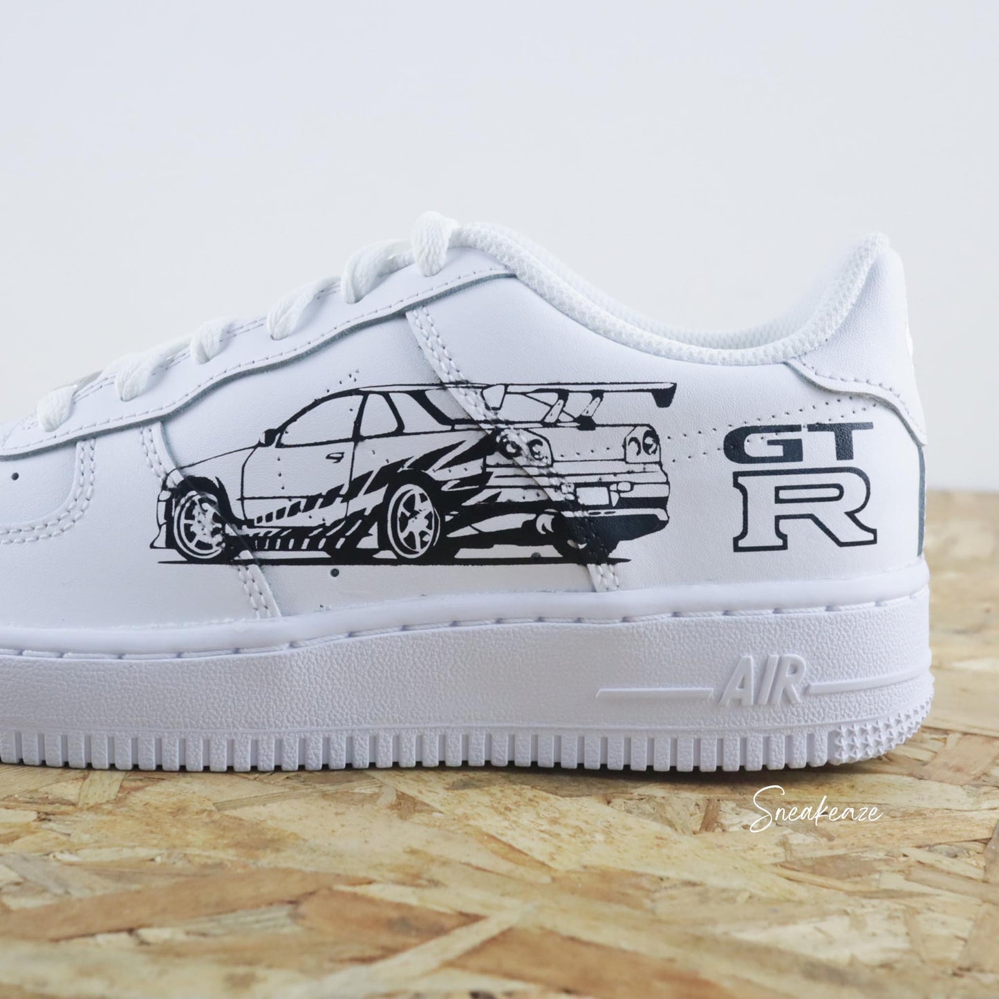 Basket Nike air force 1 custom Fast & Furious Paul Walker - peinte à la main cadeau unique sneakeaze