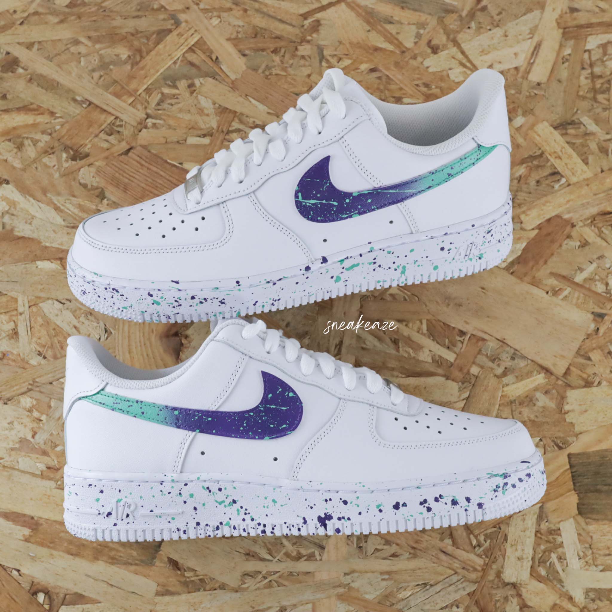 Nike air force 1 custom made on sale