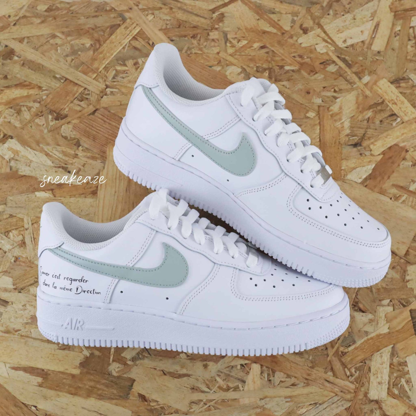 Le plus beau jour de ma vie (citation au choix) - Air Force 1 custom