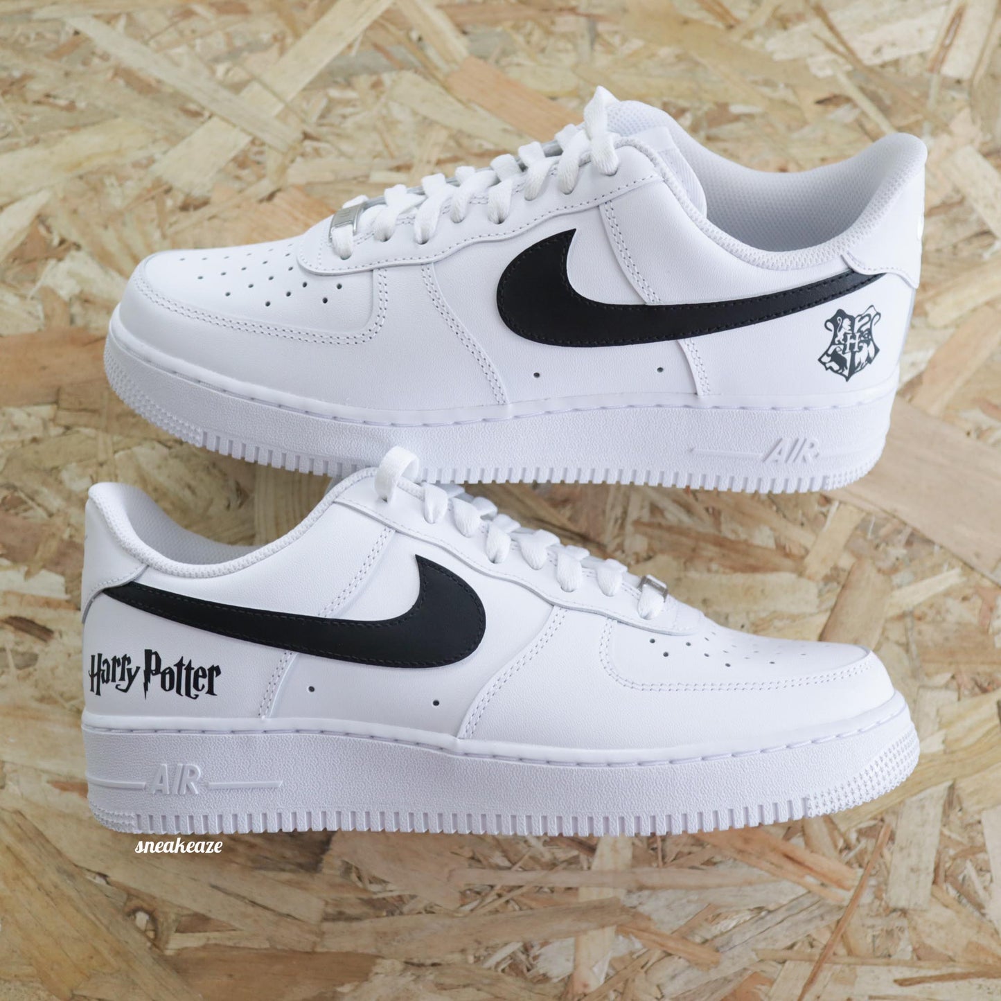 nike air force 1 custom - harry potter poudlard sorcier magie - Sneakeaze customs SKZ