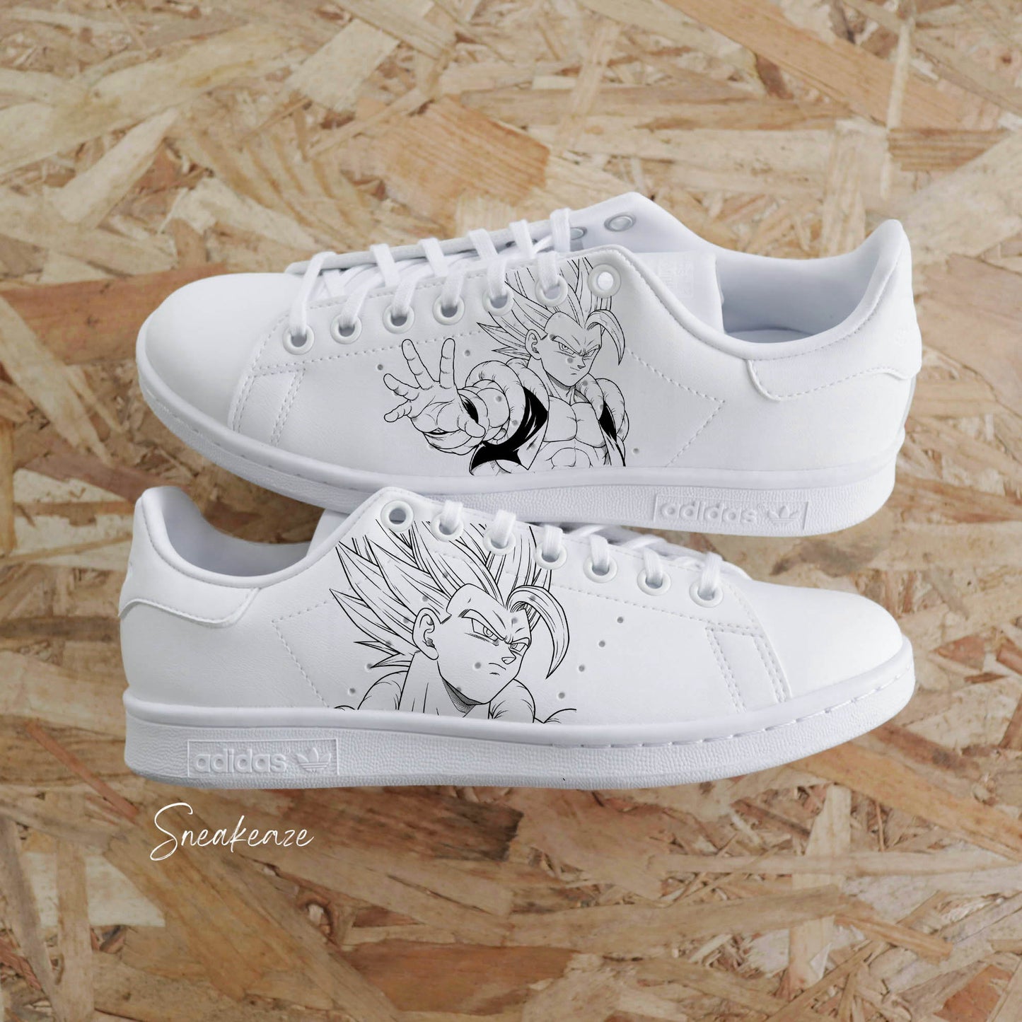 Gogeta / Dragon Ball Z - Adidas Stan Smith Custom