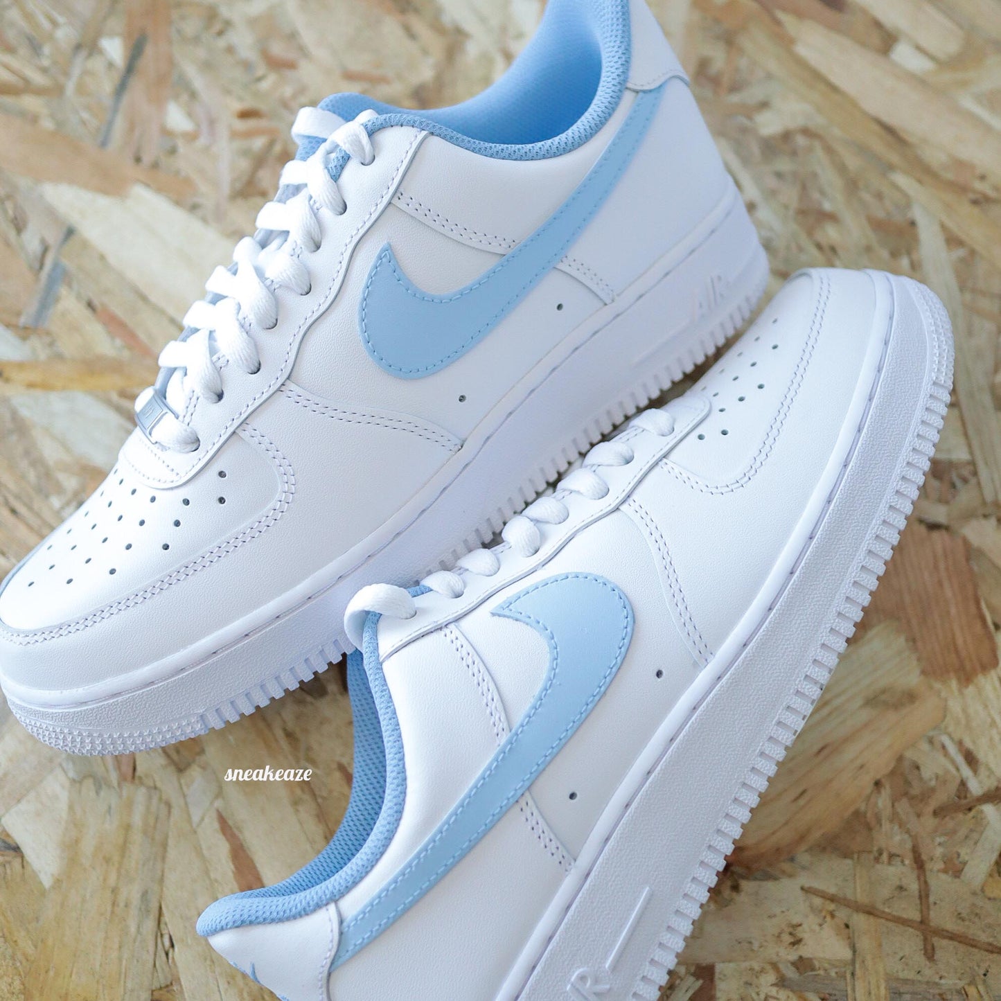 Swoosh & toile (couleur au choix) - Air Force 1 custom