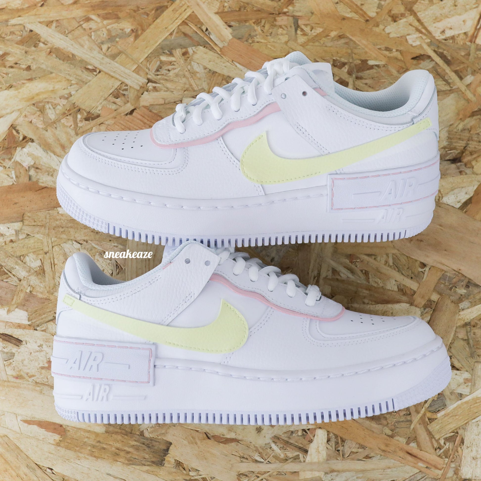 Pastel Tones - Air Force 1 Shadow custom - SNEAKEAZE CUSTOMS