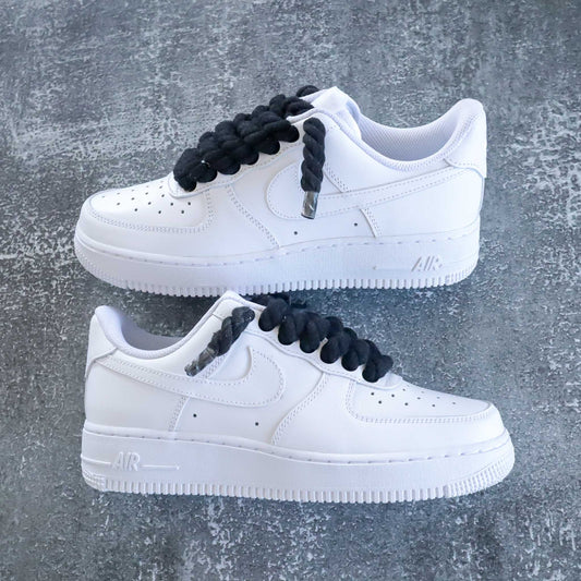 nike air force 1 rope laces sneakers nike custom gros lacets en corde af1 big laces 