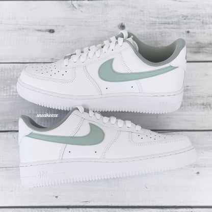 Swoosh & toile (couleur au choix) - Air Force 1 custom