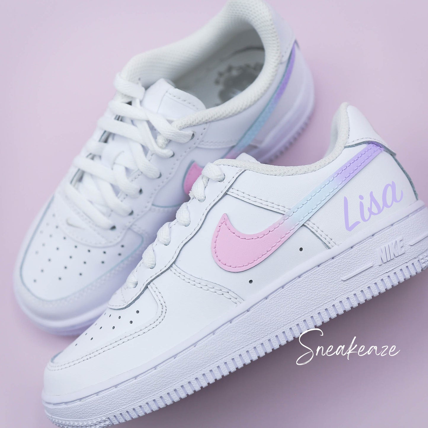 Prénom dégradé - Air Force 1 custom (enfant)