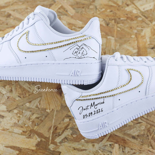 Strass just married - Air Force 1 custom Mariage