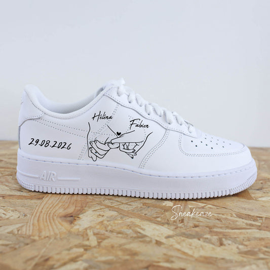 Amour - Air Force 1 custom Mariage
