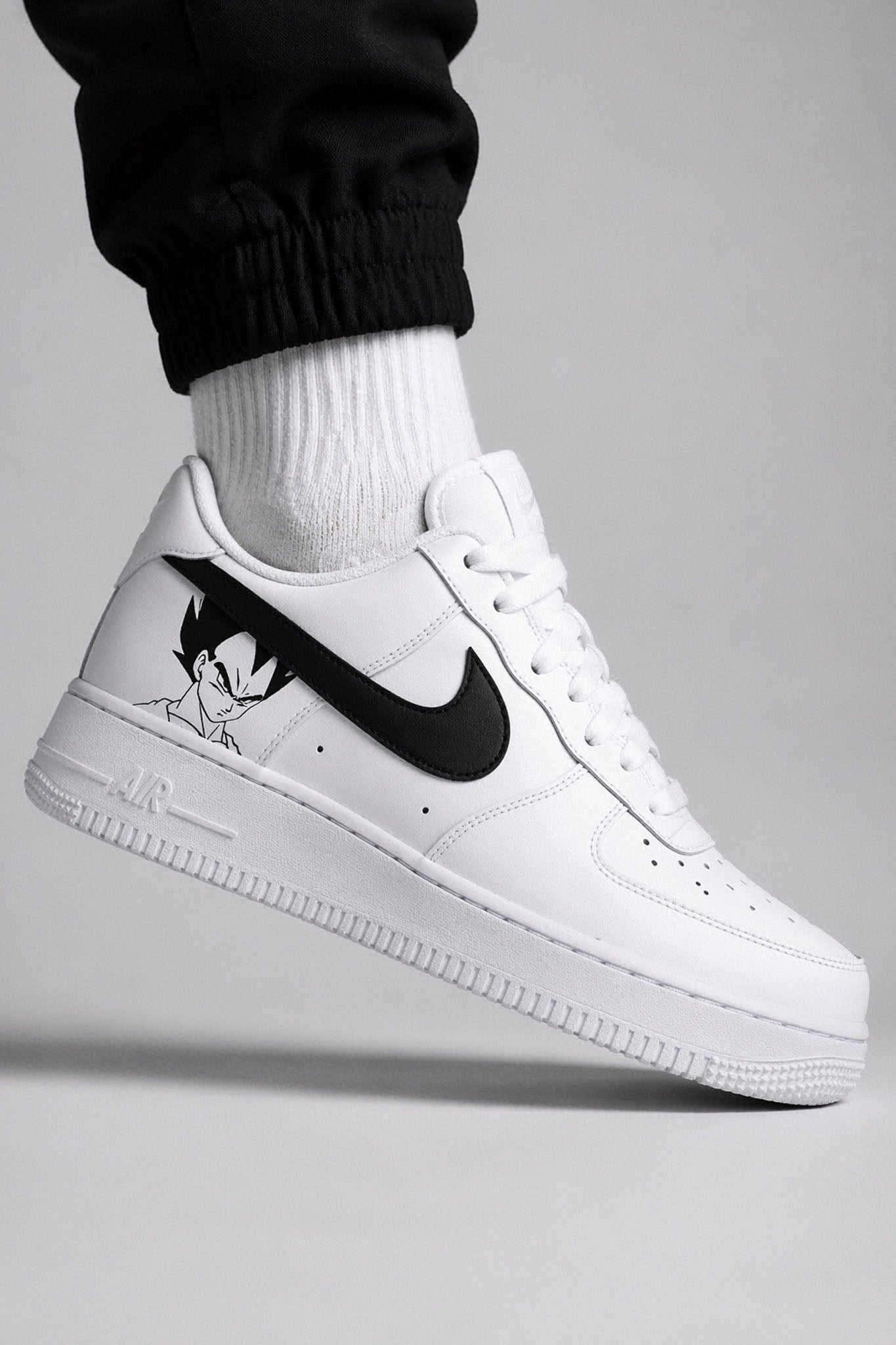 nike air force 1 custom dbz manga dragon ball z vegeta af1 sneakers sneakeaze