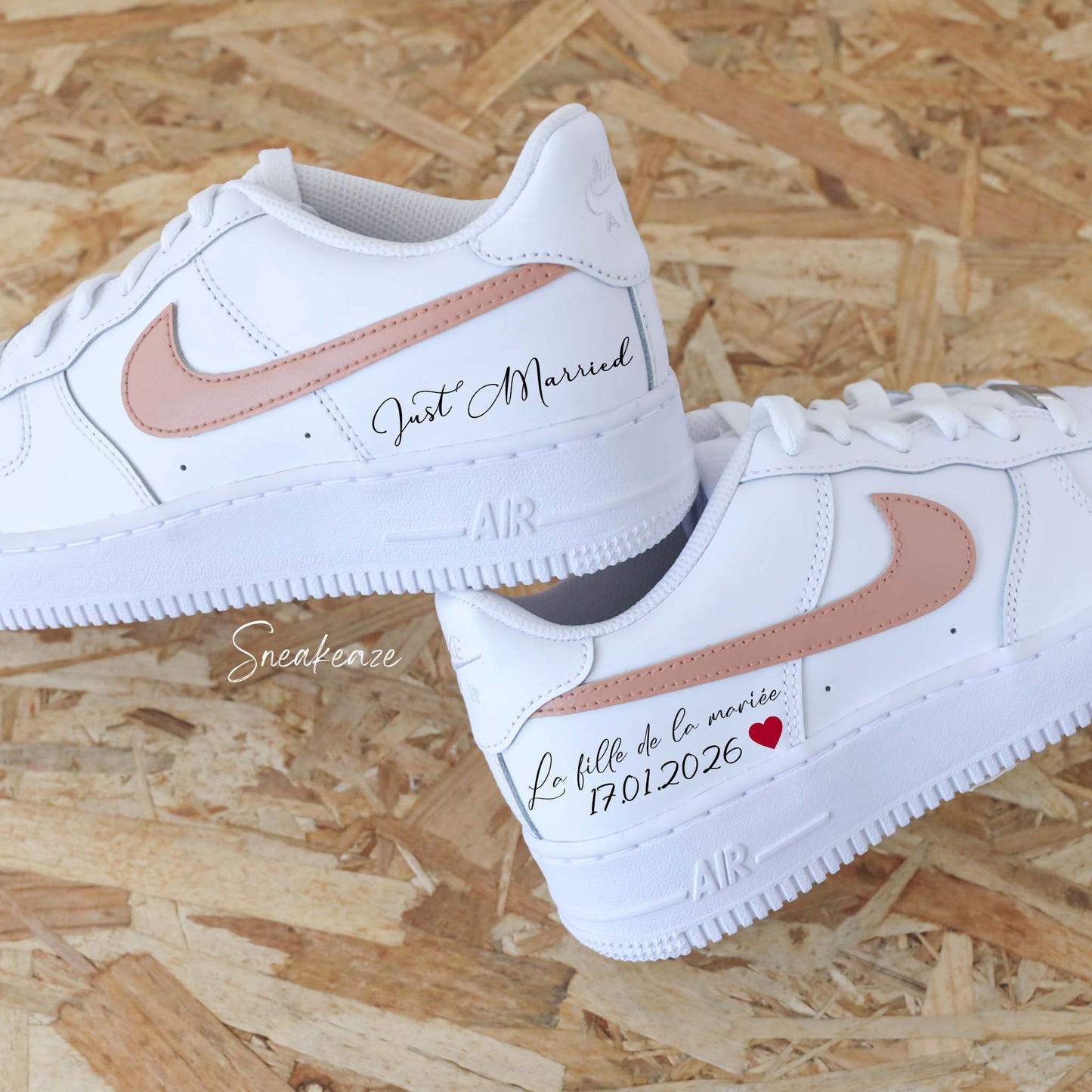 Perles la mariée - Air Force 1 custom