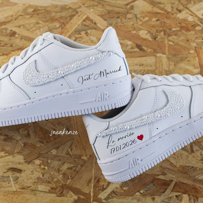 Perles la mariée - Air Force 1 custom