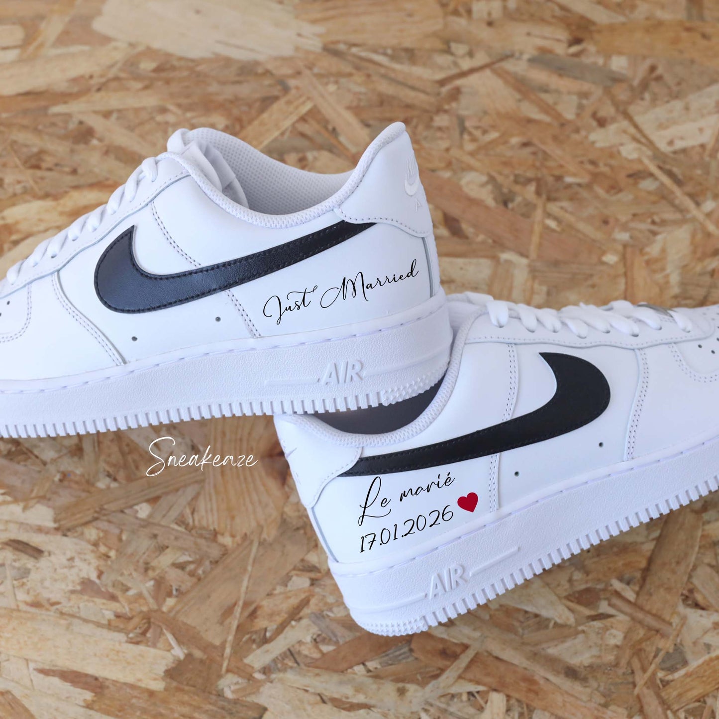 Perles la mariée - Air Force 1 custom