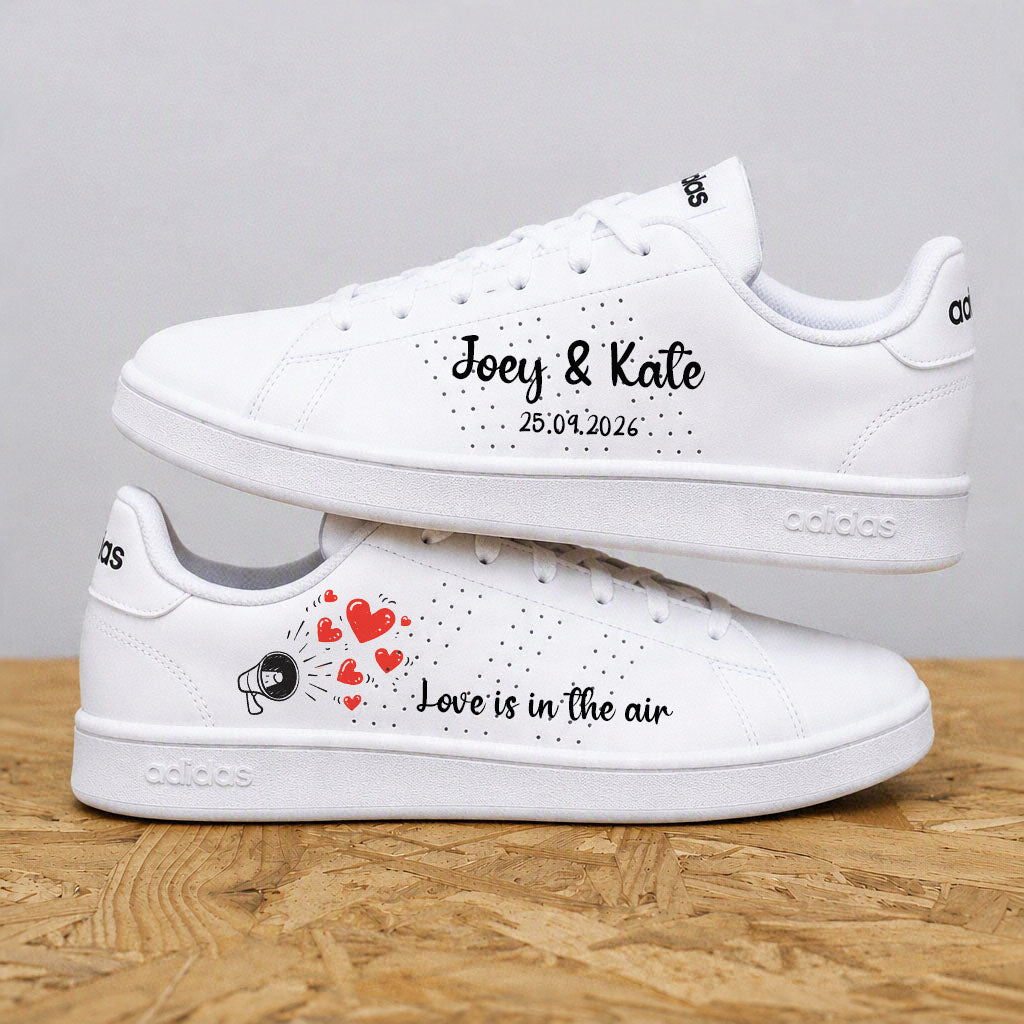 Love Is in the Air baskets mariage personnalisées Adidas