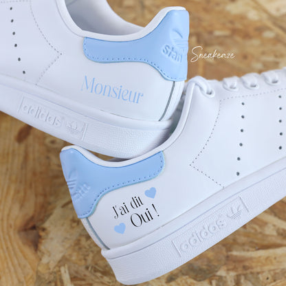 Monsieur couleur - Stan Smith custom mariage - SNEAKEAZE CUSTOMS