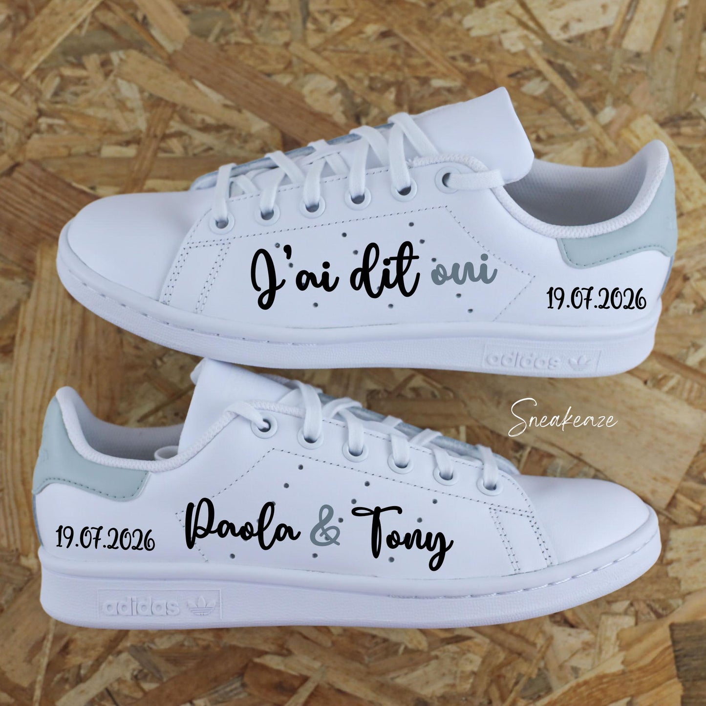 J'ai dit Oui - Stan Smith custom mariage