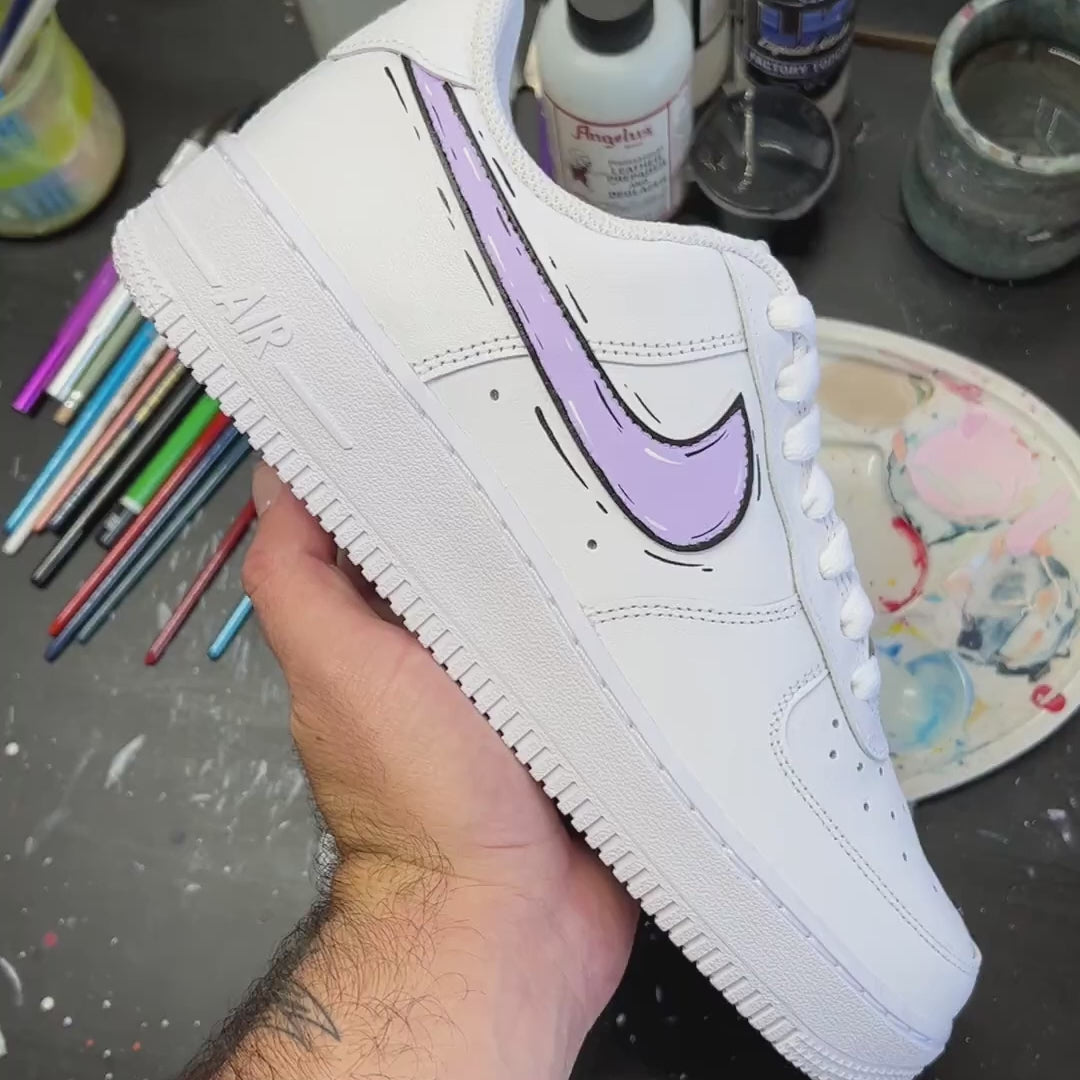 Custom af1 outlet swoosh