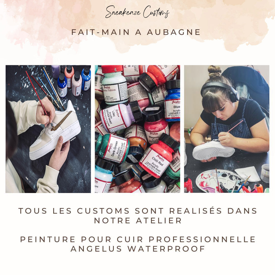 sneakeaze-custom-fait main sneakers artisanal