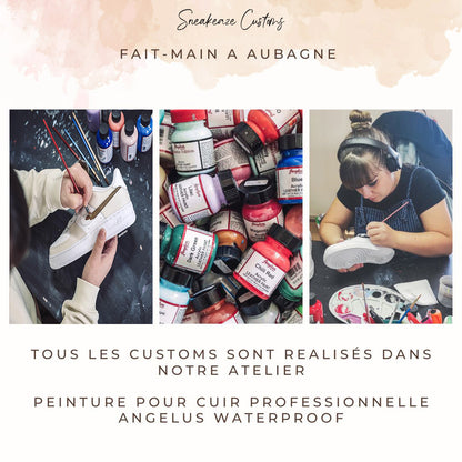 sneakeaze-custom-fait main sneakers artisanal