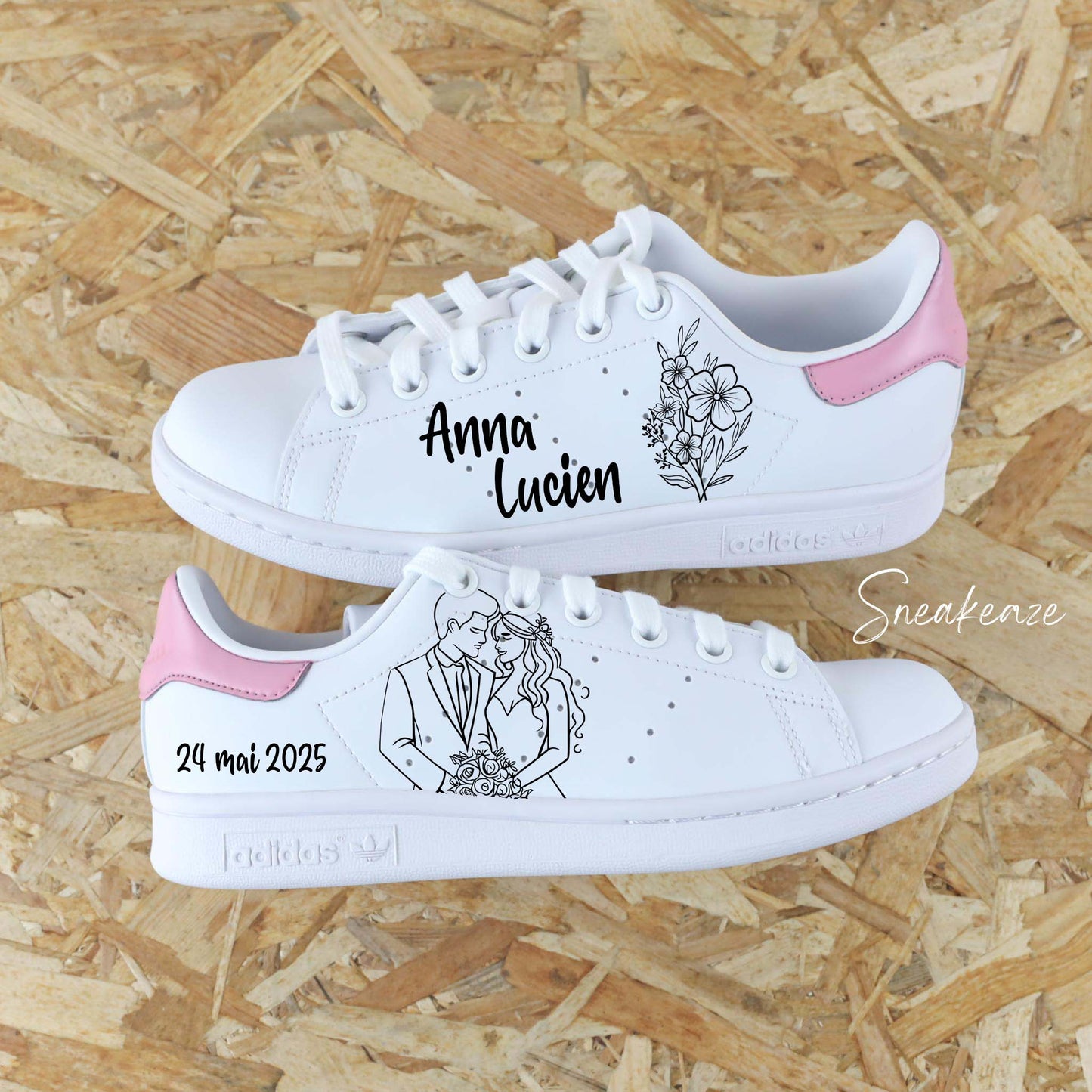 Bouquet de la marié - Stan Smith custom mariage
